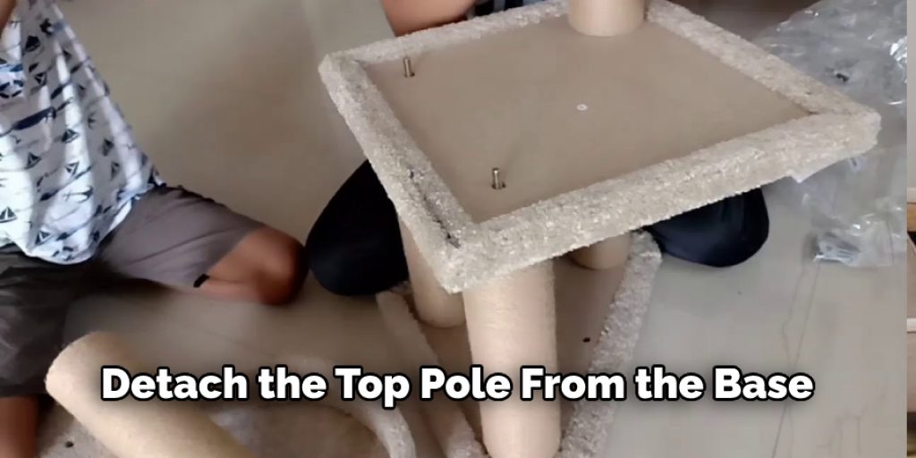 Detach the Top Pole From the Base
