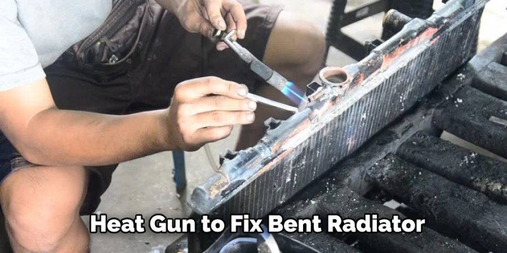 Heat Gun to Fix Bent Radiator