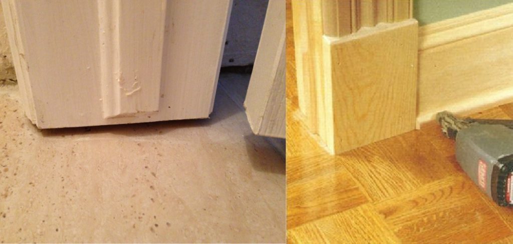How to Fix Gap Between Door Casing and Floor