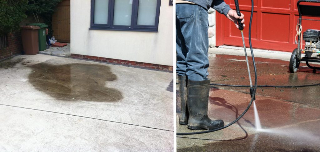how to fix standing water on concrete slab