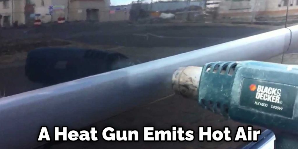 A Heat Gun Emits Hot Air