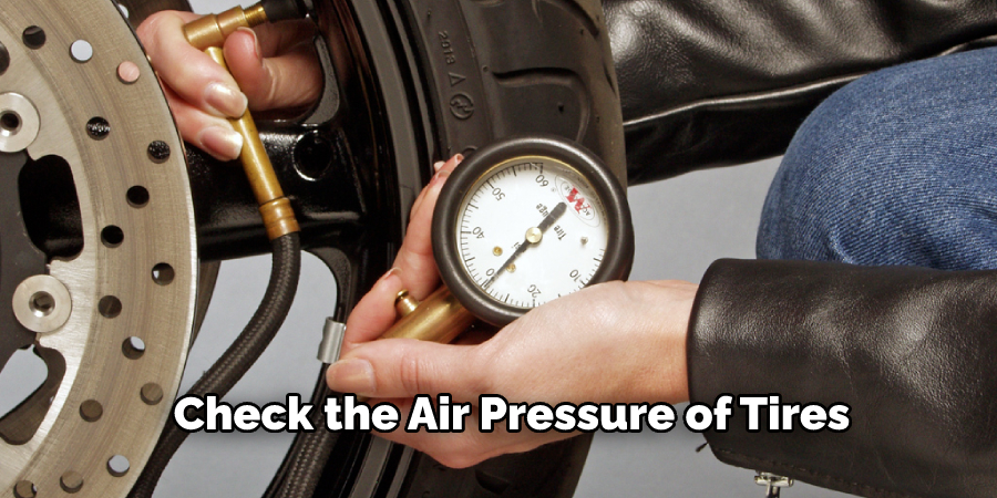 Check the Air Pressure of Tires