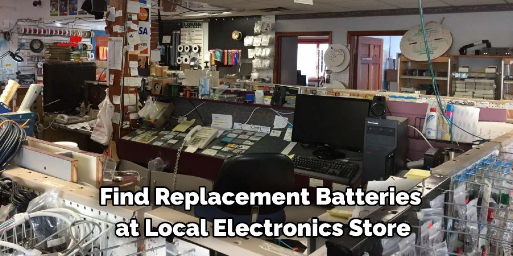 Find Replacement Batteries at Local Electronics Store