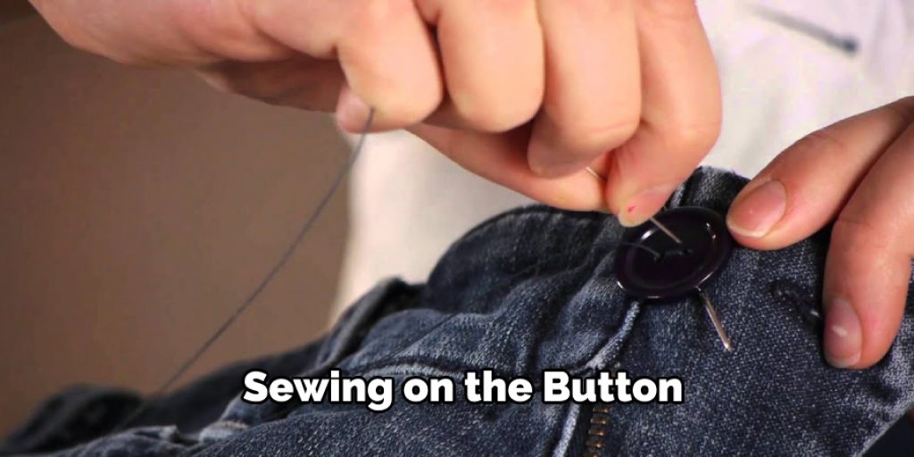 Sewing on the Button