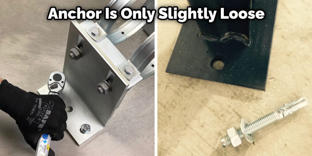 Anchor Is Only Slightly Loose
