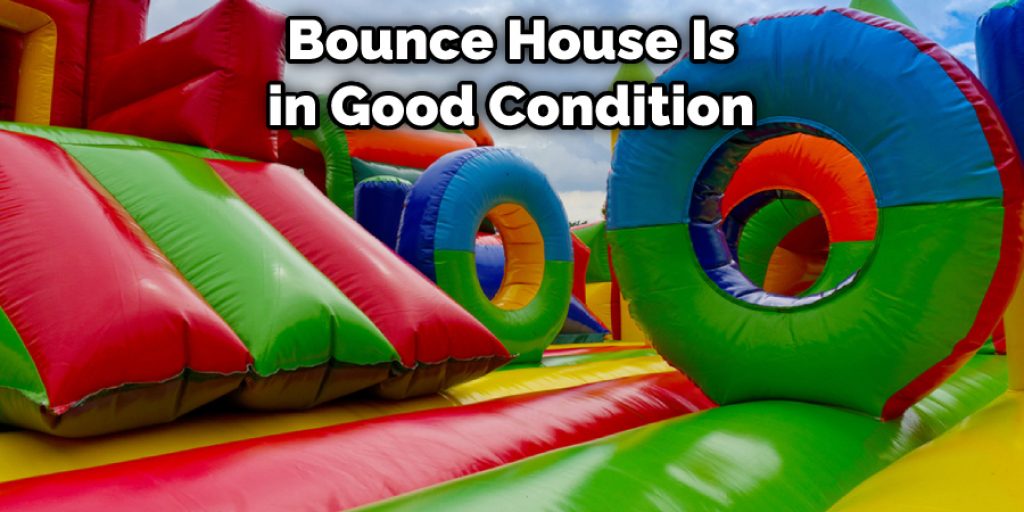 Bounce House Is in Good Condition