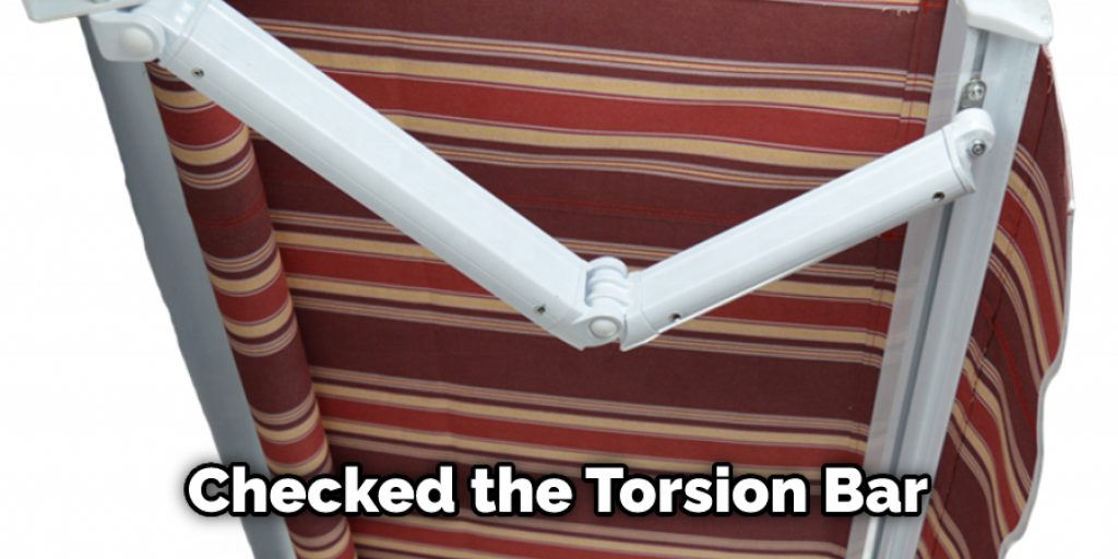 Checked the Torsion Bar