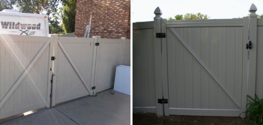 How to Fix a Sagging Vinyl Fence Gate