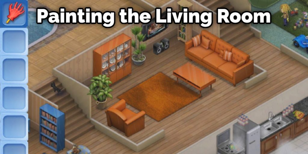 Painting the Living Room