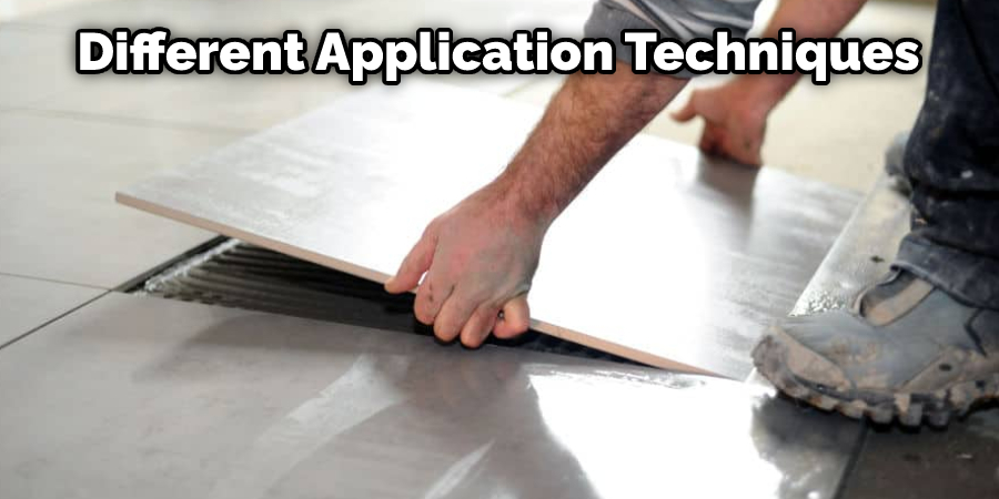 Different Types of Grout With Different Application Techniques