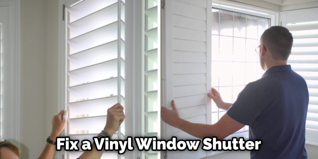 Fix a Vinyl Window Shutter