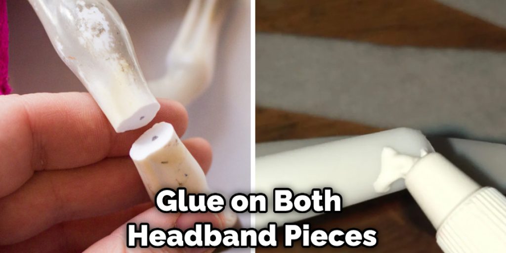 Glue on Both Headband Pieces