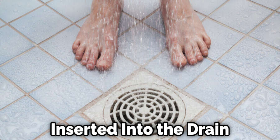 Inserted Into the Drain