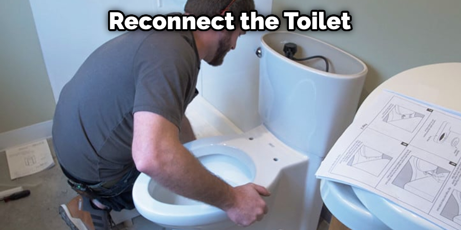 Reconnect the Toilet