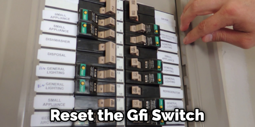Reset the Gfi Switch