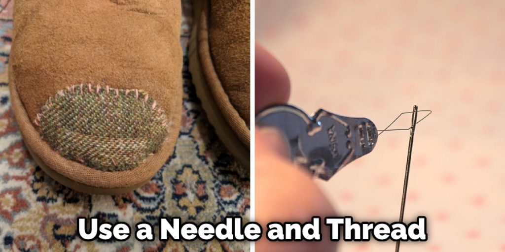 Use a Needle and Thread