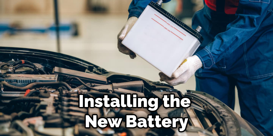 Installing the New Battery