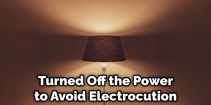 Turned Off the Power to Avoid Electrocution