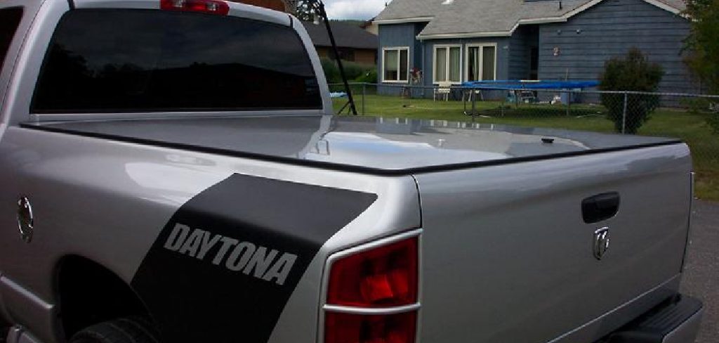 how to fix a leaking tonneau cover
