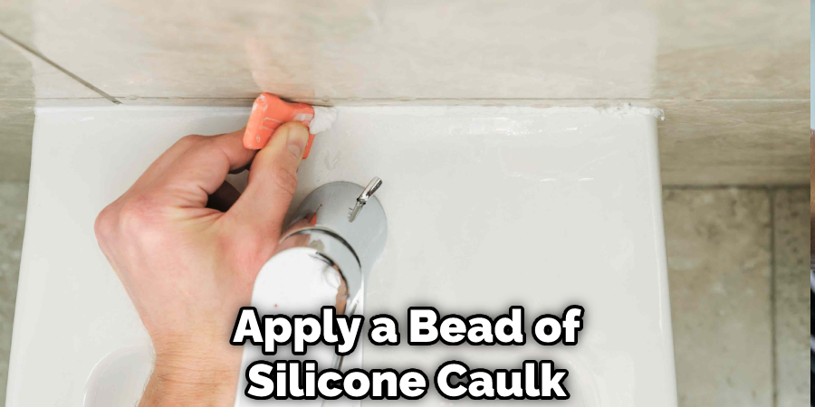 Apply a Bead of Silicone Caulk