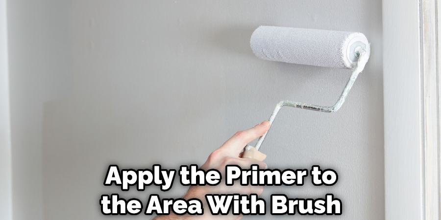 Apply the Primer to the Area With Brush