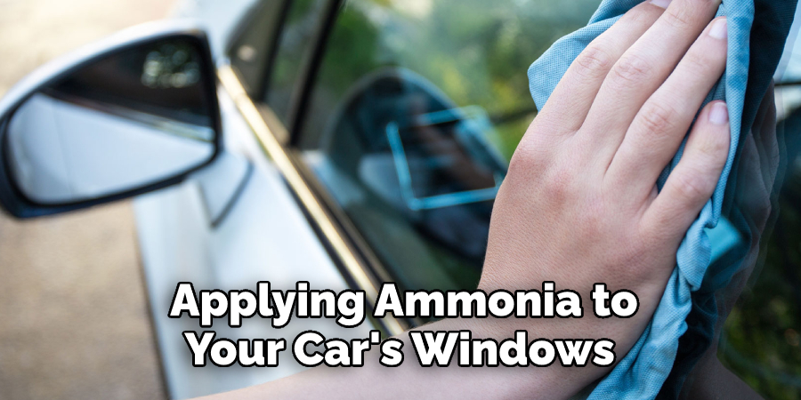 Applying Ammonia to Your Car's Windows