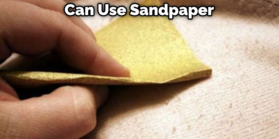 Can Use Sandpaper