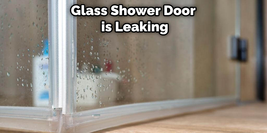 Glass Shower Door  is Leaking