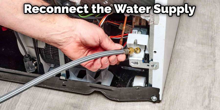 Reconnect the Water Supply