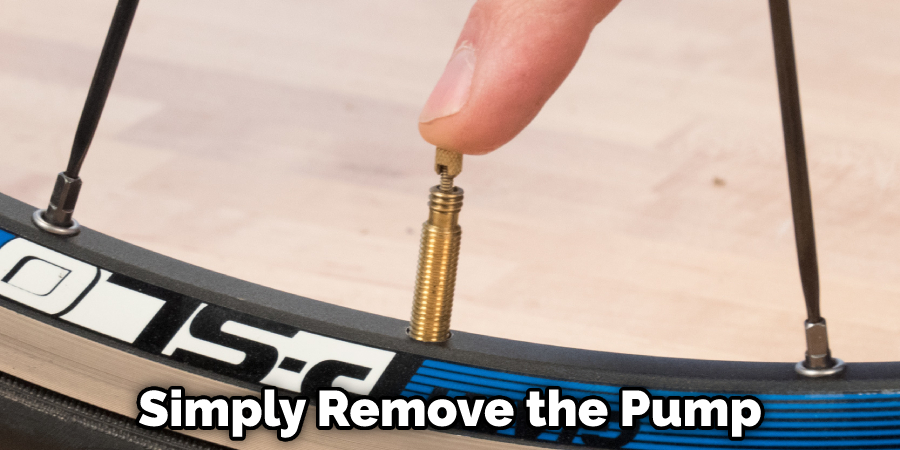 Simply Remove the Pump