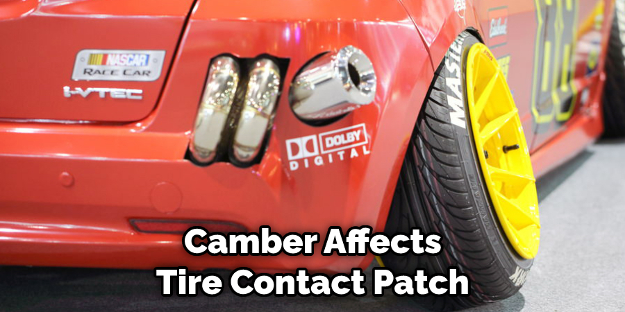 Camber Affects Tire Contact Patch