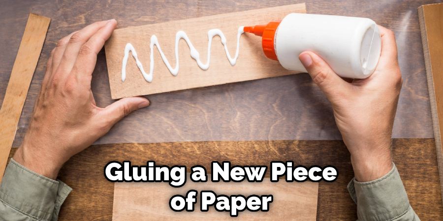 Gluing a New Piece of Paper