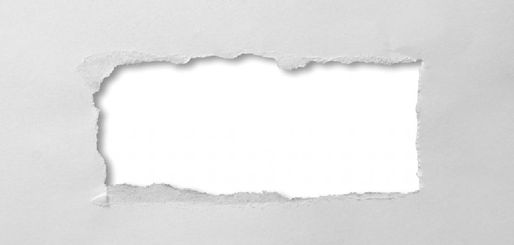How to Fix Drywall Paper Tear