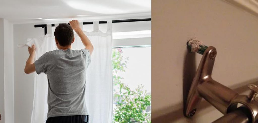How to Fix Curtain Rod Holes