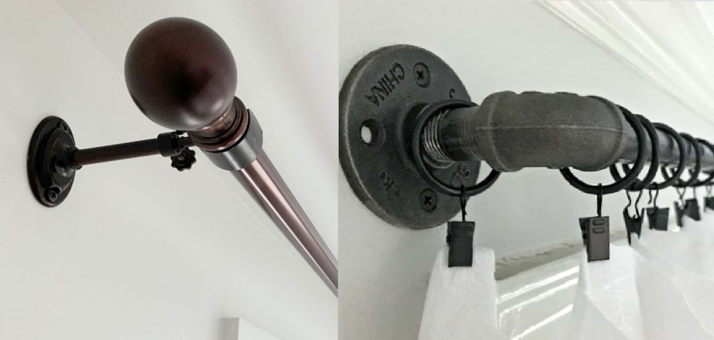 how to fix a loose curtain rod bracket