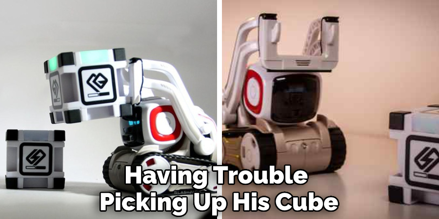 Having Trouble Picking Up His Cube