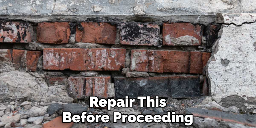 Repair This Before Proceeding