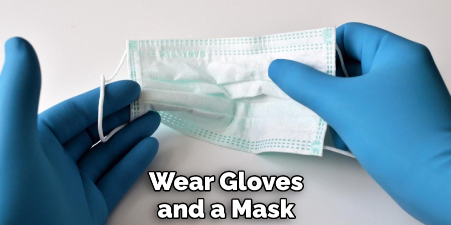 Wear Gloves and a Mask