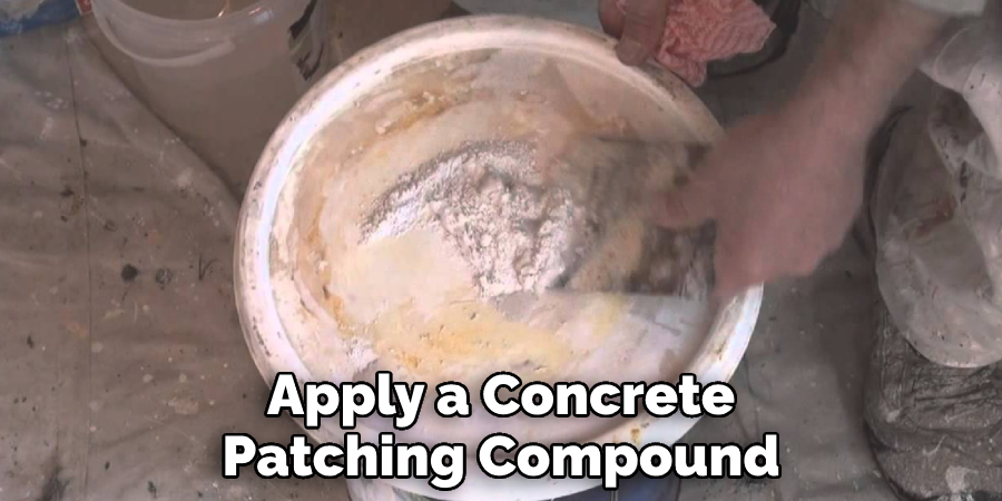 Apply a Concrete Patching Compound