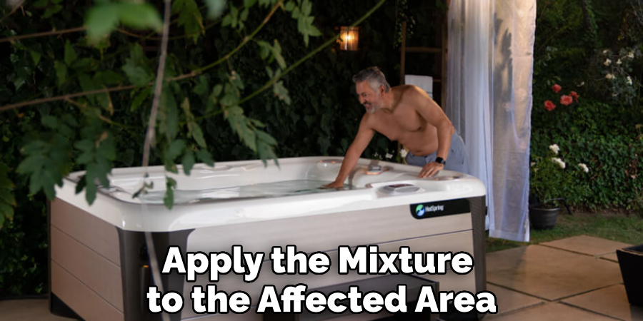 Apply the Mixture to the Affected Area