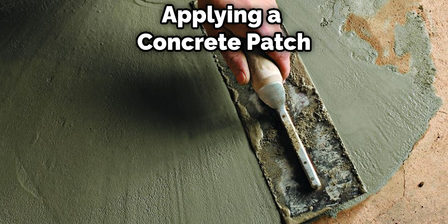 Applying a Concrete Patch
