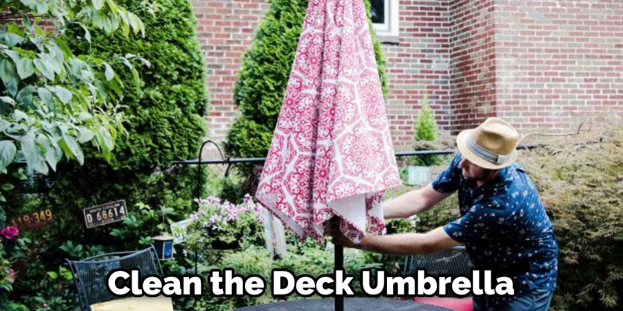 Clean the Deck Umbrella