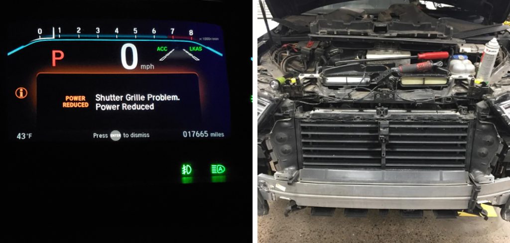 How to Fix Shutter Grille Problem Power Reduced