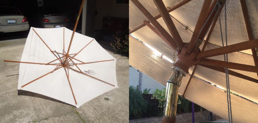 How to Fix a Broken Deck Umbrella