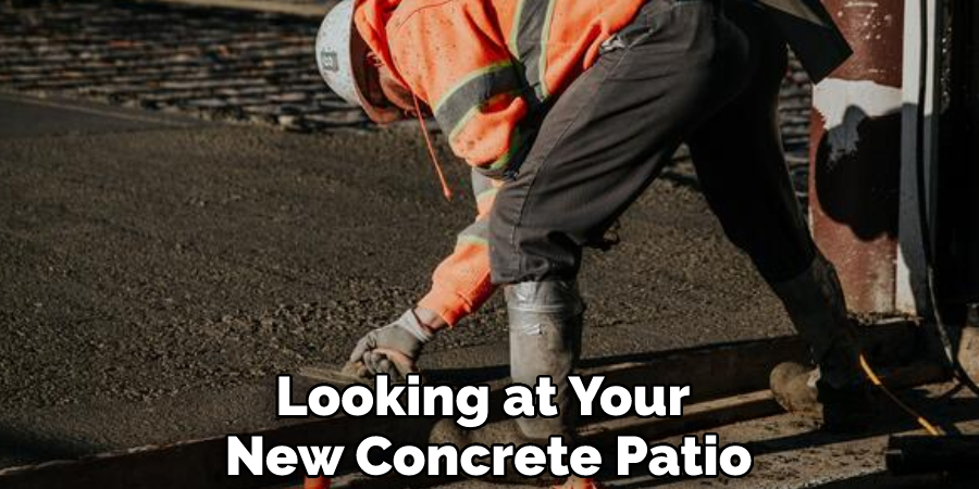 Looking at Your New Concrete Patio