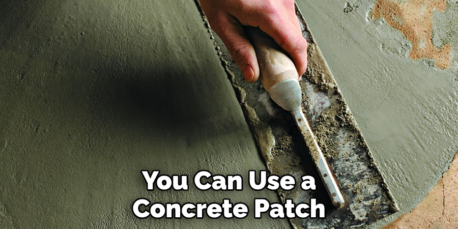 You Can Use a Concrete Patch