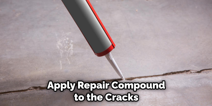 Apply Repair Compound to the Cracks