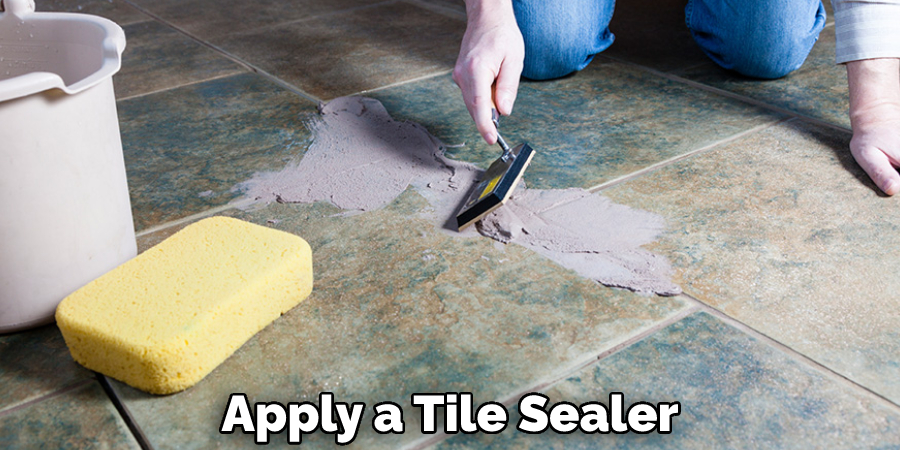 Apply a Tile Sealer