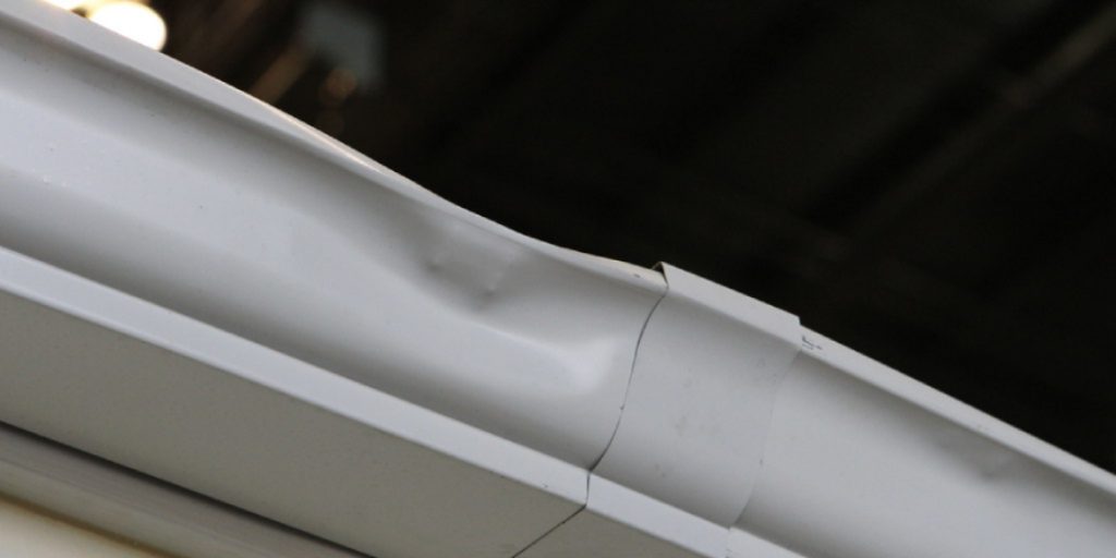How to Fix a Dented Gutter