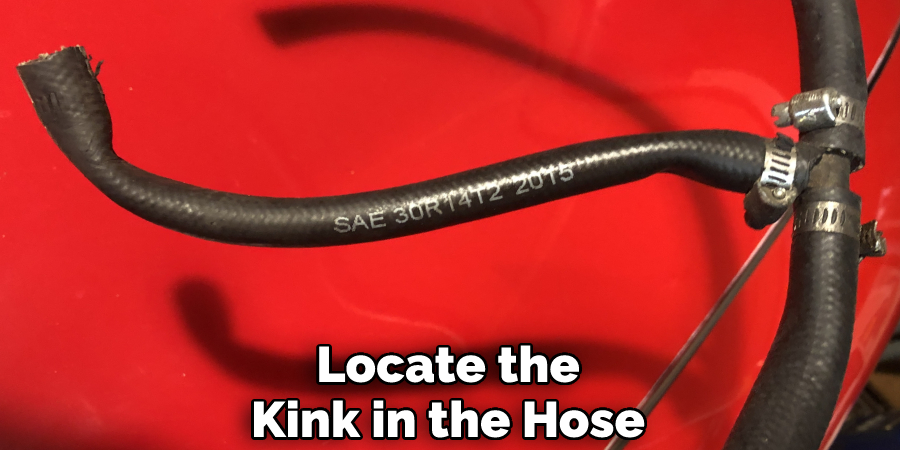 Locate the Kink in the Hose